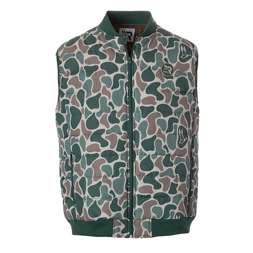 Boys Roost Camo Puffer Vest