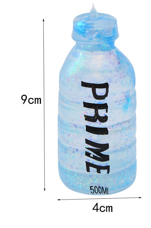Glitter PRIME Drink water bottle Squishy Stress Relief Toy