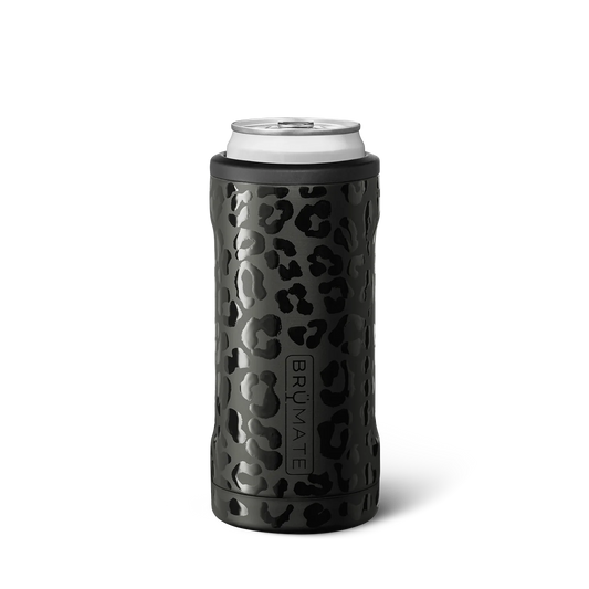 Brumate 12oz Slim Can Cooler- onyx leopard